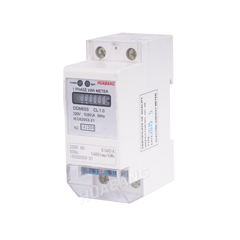 Single Phase 2 Modular Analog Din Rail KWH Meter​ 