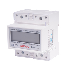 Single Phase Multi-Tariff 4 Modular Din Rail KWH Meter