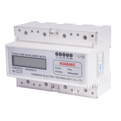 Three Phase Three Wire Din Rail Kwh Meter