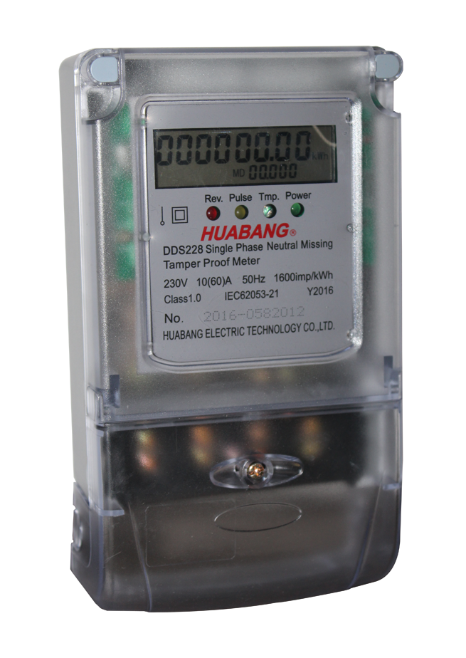 Bangladesh Single Phase Neutral Missing Energy Meter 