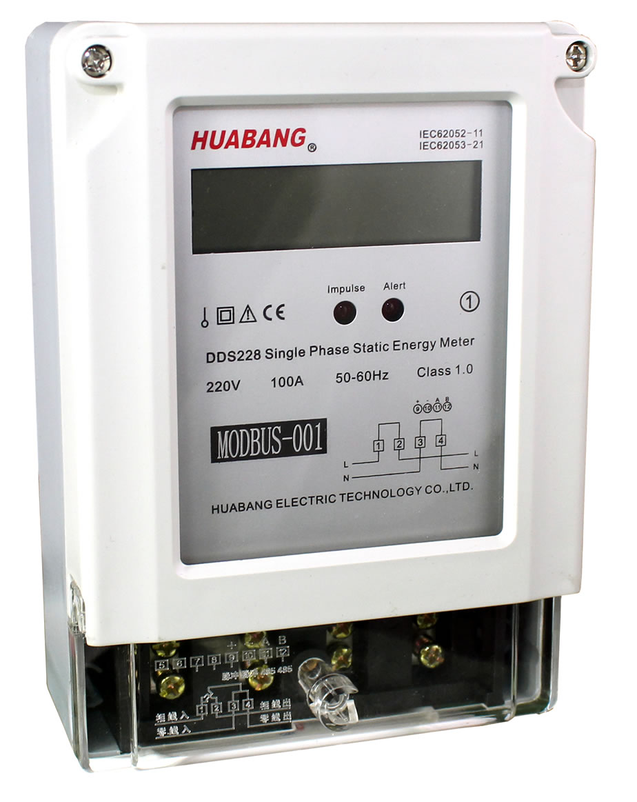 Single Phase MODBUS RTU Energy Meter 