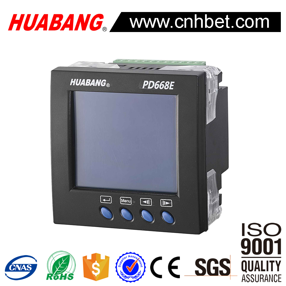 LCD multi function meter 96x96x72