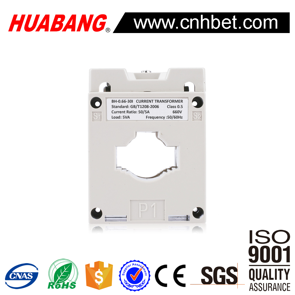 BH0.66 50A 100A 200A 300A Current transformer 30 coil size 