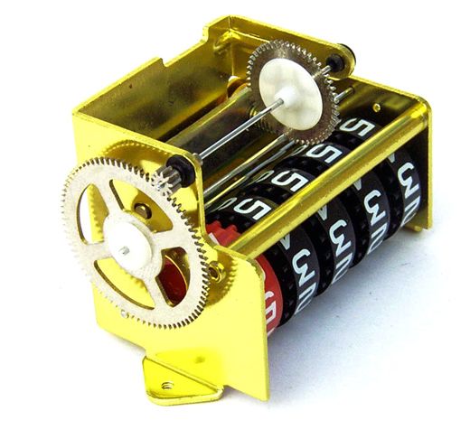 Mechanical meter counter 